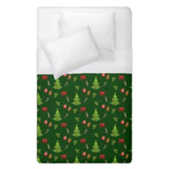 Christmas Pattern Duvet Cover (single Size) by Valentinaart