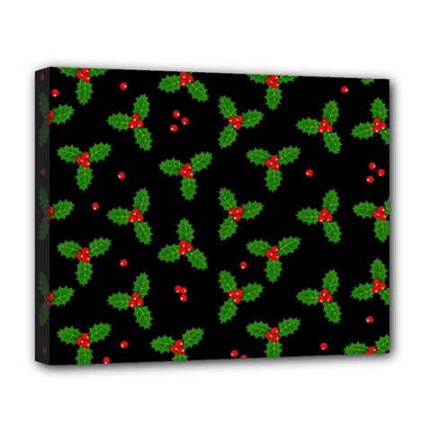 Christmas Pattern Deluxe Canvas 20  X 16   by Valentinaart
