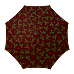 Christmas Pattern Golf Umbrellas by Valentinaart