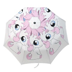 Baby Unicorn Folding Umbrellas by Valentinaart