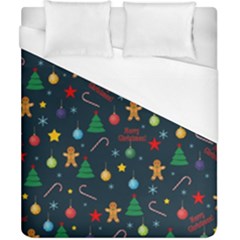 Christmas Pattern Duvet Cover (california King Size) by Valentinaart