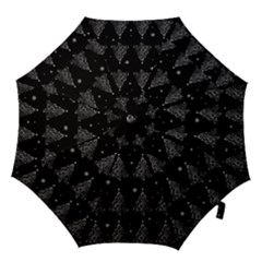 Christmas Tree - Pattern Hook Handle Umbrellas (large) by Valentinaart