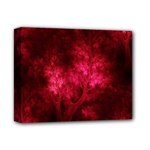 Artsy Red Trees Deluxe Canvas 14  X 11  by allthingseveryone