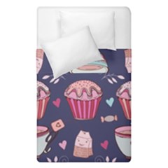Afternoon Tea And Sweets Duvet Cover Double Side (single Size) by Bigfootshirtshop