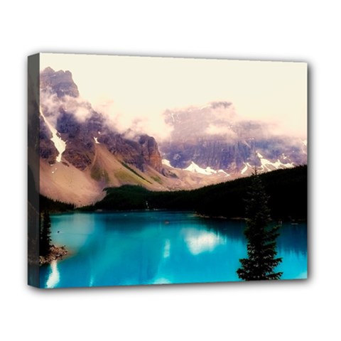 Austria Mountains Lake Water Deluxe Canvas 20  X 16   by BangZart