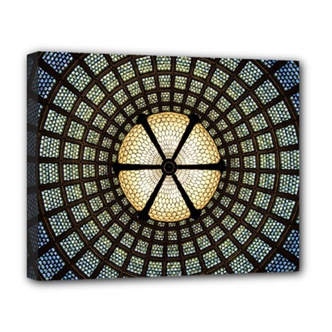 Stained Glass Colorful Glass Deluxe Canvas 20  X 16   by BangZart