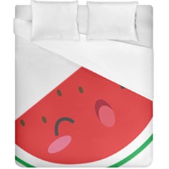 Watermelon Red Network Fruit Juicy Duvet Cover (california King Size) by BangZart