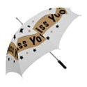 Lettering Miss You Banner Straight Umbrellas View2