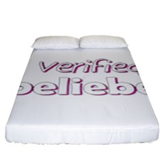 Verified Belieber Fitted Sheet (king Size) by Valentinaart
