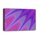 Purple Star Sun Sunshine Fractal Deluxe Canvas 18  x 12   View1