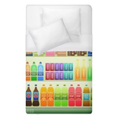 Supermarket Shelf Products Snacks Duvet Cover (single Size) by Celenk