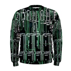 Printed Circuit Board Circuits Men s Sweatshirt by Celenk