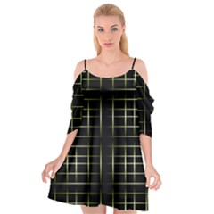 Background Texture Pattern Cutout Spaghetti Strap Chiffon Dress by Celenk