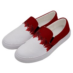Canada Maple Leaf Shoes Men s Canvas Slip Ons by CanadaSouvenirs