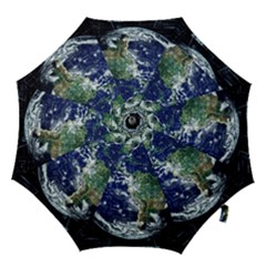 Earth Internet Globalisation Hook Handle Umbrellas (large) by Celenk
