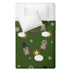 Groundhog Day Pattern Duvet Cover Double Side (single Size) by Valentinaart