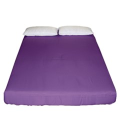 Uva Purple Fitted Sheet (king Size) by snowwhitegirl
