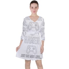 Gamer Ruffle Dress by Valentinaart