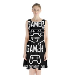 Gamer Sleeveless Waist Tie Chiffon Dress by Valentinaart