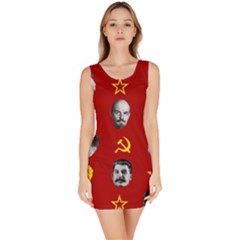 Communist Leaders Bodycon Dress by Valentinaart