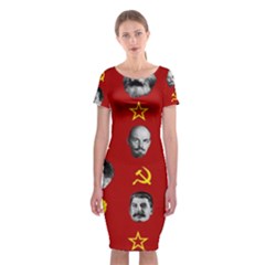 Communist Leaders Classic Short Sleeve Midi Dress by Valentinaart