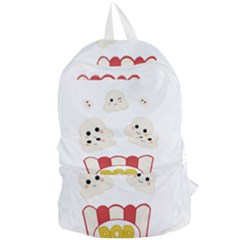 Cute Kawaii Popcorn Foldable Lightweight Backpack by Valentinaart
