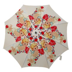 Cupid - Vintage Hook Handle Umbrellas (small) by Valentinaart