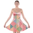 Background Geometric Triangle Strapless Bra Top Dress View1