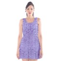 Knitted Wool Lilac Scoop Neck Skater Dress View1
