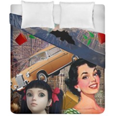 Out In The City Duvet Cover Double Side (california King Size) by snowwhitegirl