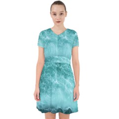 Green Ocean Splash Adorable In Chiffon Dress by snowwhitegirl