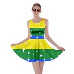 Sparkly Rainbow Flag Skater Dress by Valentinaart
