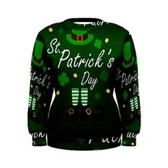 St Patricks Leprechaun Women s Sweatshirt by Valentinaart