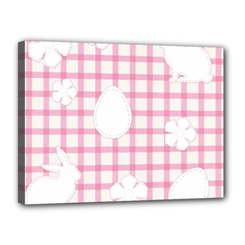 Easter Patches  Canvas 16  X 12  by Valentinaart