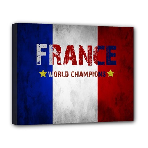 Football World Cup Deluxe Canvas 20  X 16   by Valentinaart