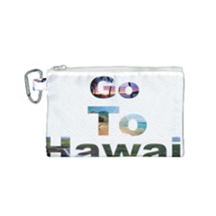 Hawaii Canvas Cosmetic Bag (small) by Howtobead