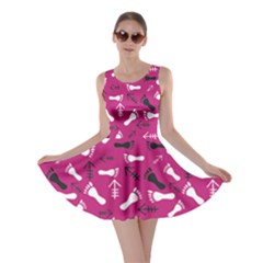 Hot Pink Skater Dress by HASHHAB