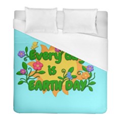 Earth Day Duvet Cover (full/ Double Size) by Valentinaart