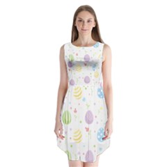 Easter Pattern Sleeveless Chiffon Dress   by Valentinaart