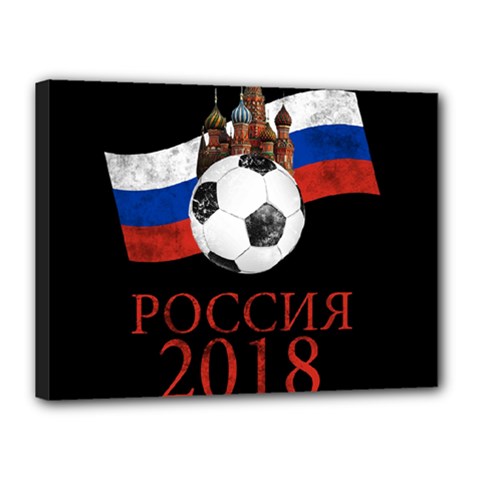 Russia Football World Cup Canvas 16  X 12  by Valentinaart