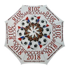 Russia Football World Cup Golf Umbrellas by Valentinaart
