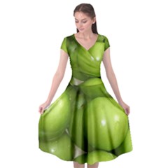 Apples 4 Cap Sleeve Wrap Front Dress by trendistuff