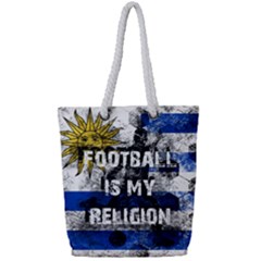 Football Is My Religion Full Print Rope Handle Tote (small) by Valentinaart