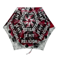 Football Is My Religion Mini Folding Umbrellas by Valentinaart
