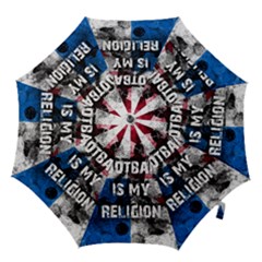 Football Is My Religion Hook Handle Umbrellas (small) by Valentinaart