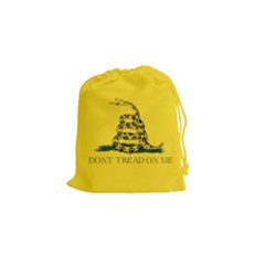 Gadsden Flag Don t Tread On Me Drawstring Pouches (small)  by snek