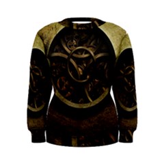 Abstract Steampunk Textures Golden Women s Sweatshirt by Sapixe