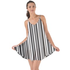 Barcode Pattern Love The Sun Cover Up by Sapixe