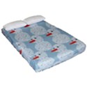 Christmas Wrapping Papers Fitted Sheet (Queen Size) View2