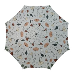 Grey Toned Pattern Golf Umbrellas by Nexatart